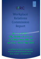WRC Report - Review of WRC Adjudication Decisions and Recommendations (Jan - Dec 2020) front page preview
                  