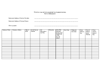 Form of Declaration front page preview
                  