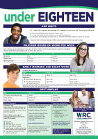 Information Poster - Employing Persons Under 18 front page preview
                  