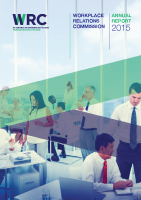 WRC Annual Report 2015 English front page preview
                  
