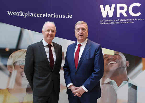 Image-for-Annual-Report-2019-Press-release-Copy Image of WRC Director General Liam kelly and Minister Pat Breen
