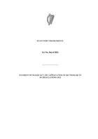 Payment of Wages Act 1991 (Application of Sections 4B to 4F) Regulations 2022 (No 544 of 2022)