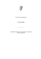 Payment of Wages Act 1991 (Display of Notices) Regulations 2022 (No 545 of 2022)