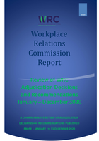 WRC Report Review of WRC Adjudication Decisions and Recommendations (Jan Dec 2020)