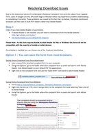 Resolving Download Issues
