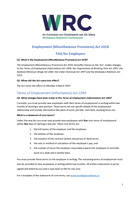 Employer FAQ