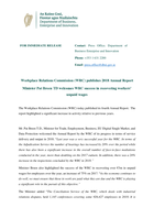 WRC Press Release Annual Report 2018