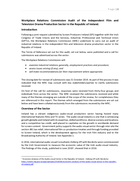 WRC Audit of the Independent Film and Television Drama Production Sector in the Republic of Ireland